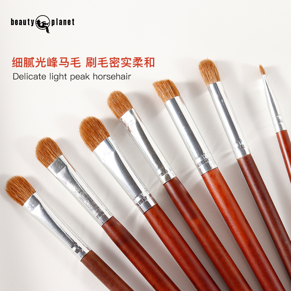 Beauty Planet Factory Wholesale Private Label Professional Makeup Brushes Eye Natural Hair Concealer Eyeshadow Brush Set