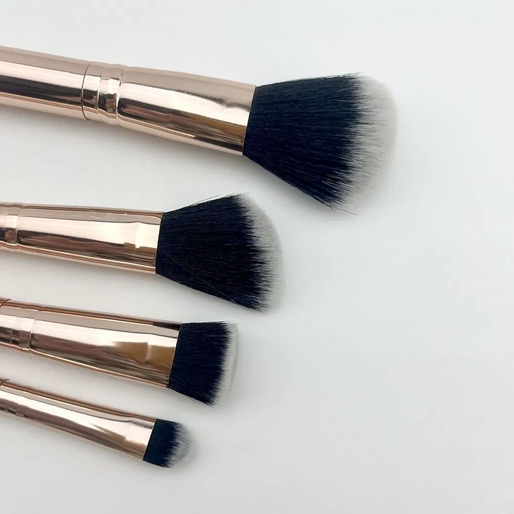 Red Cosmetic Brush Set Manufacturing Professional Brush Shape Powder Makeup Brushes