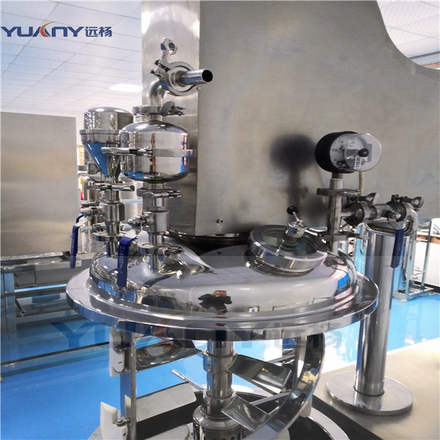 CE Cosmetics Manufacturing Industrial Snail Slime Emulsifier Vacuum Homogenizer Mixer Beauty Cream Toothpaste Making Machine