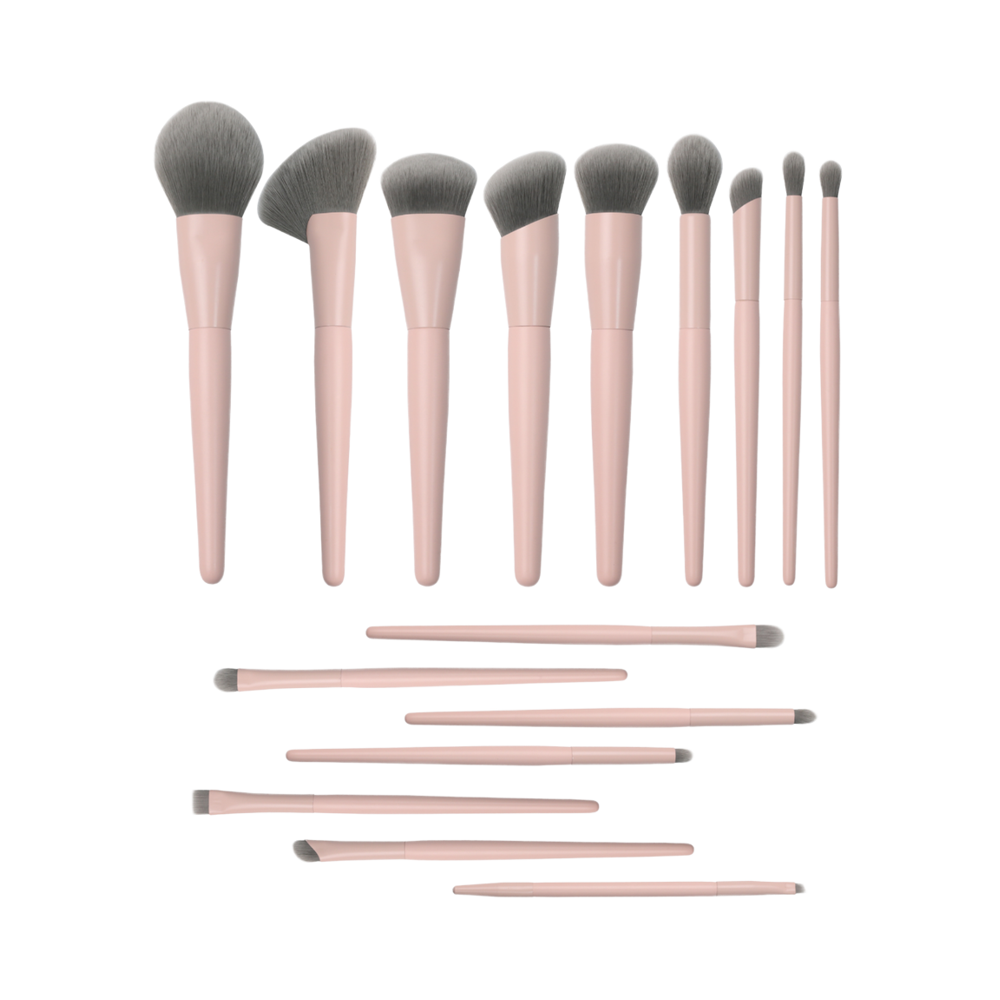 OEM Direct Factory Professional Vegan Antibacterial Synthetic Hair Face Makeup Brush Set Wood Handle 10 Pieces for Concealer