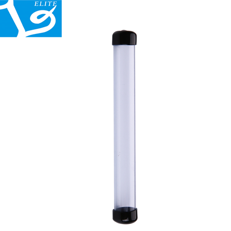 Transparent Water Resistant Plastic Makeup Brush Packaging Tube with Screen Printing Cosmetic Storage Container