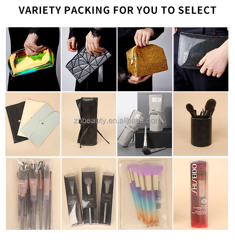 12Pcs High Quality Eco Ever Beauty Custom Logo Professional Luxury Vegan Cosmetic Buy Make up Brushes