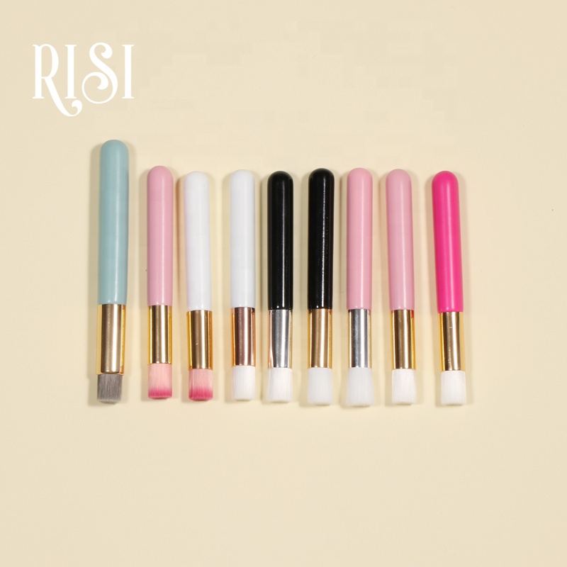 RISI Eco-friendly High Quality Eyelash Cleaning Brush Offer Private Label Lash Cleansing Brush Super Soft