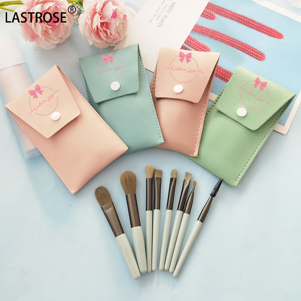 OEM/ODM 8PCS Mini Cosmetic Brush Set Private Label Face Makeup Kit with Foundation and Concealer Wholesale Price