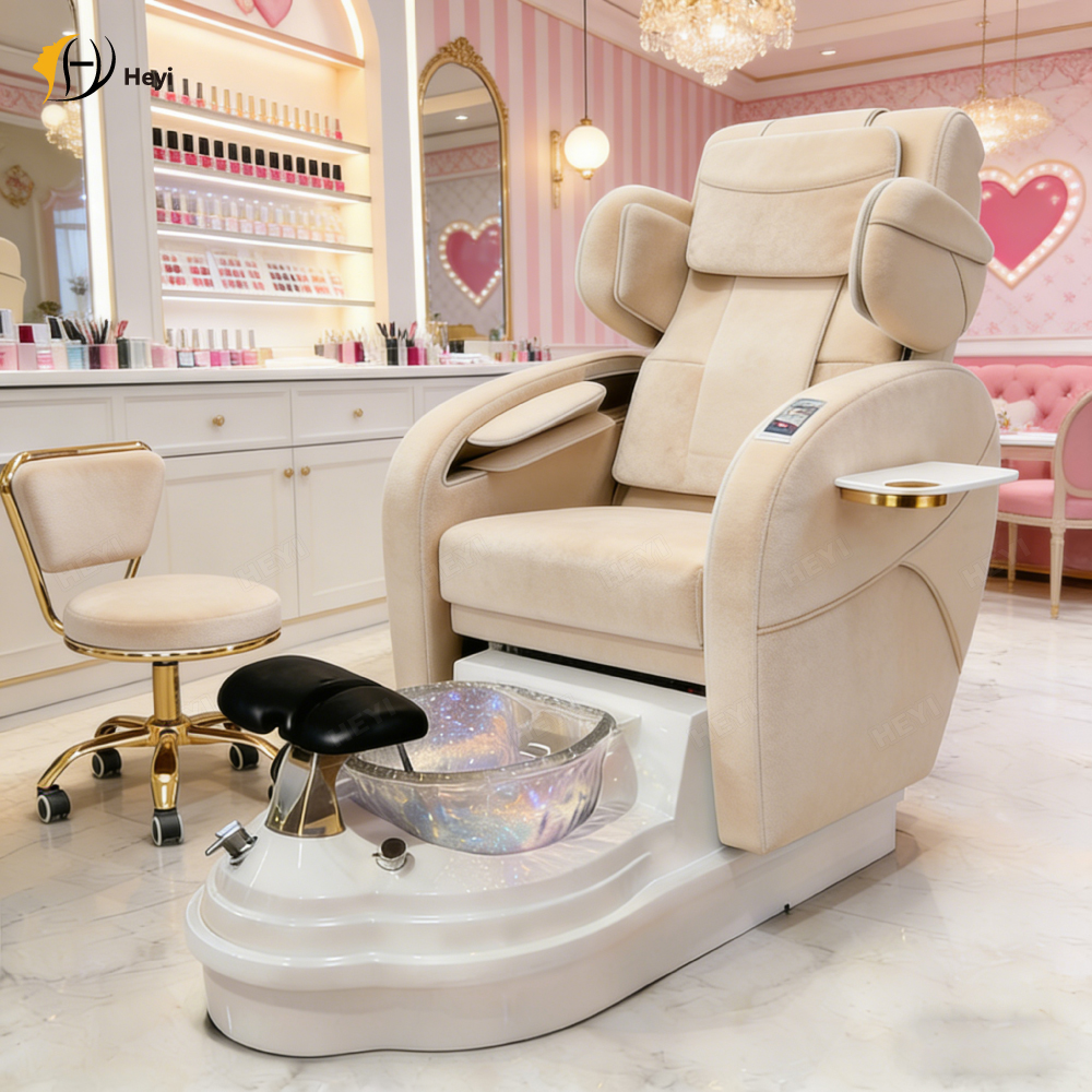 Manufacturer Custom Design Massage Nail Salon Furniture Massage Pedicure Chair Professional Electric Foot Spa Chair