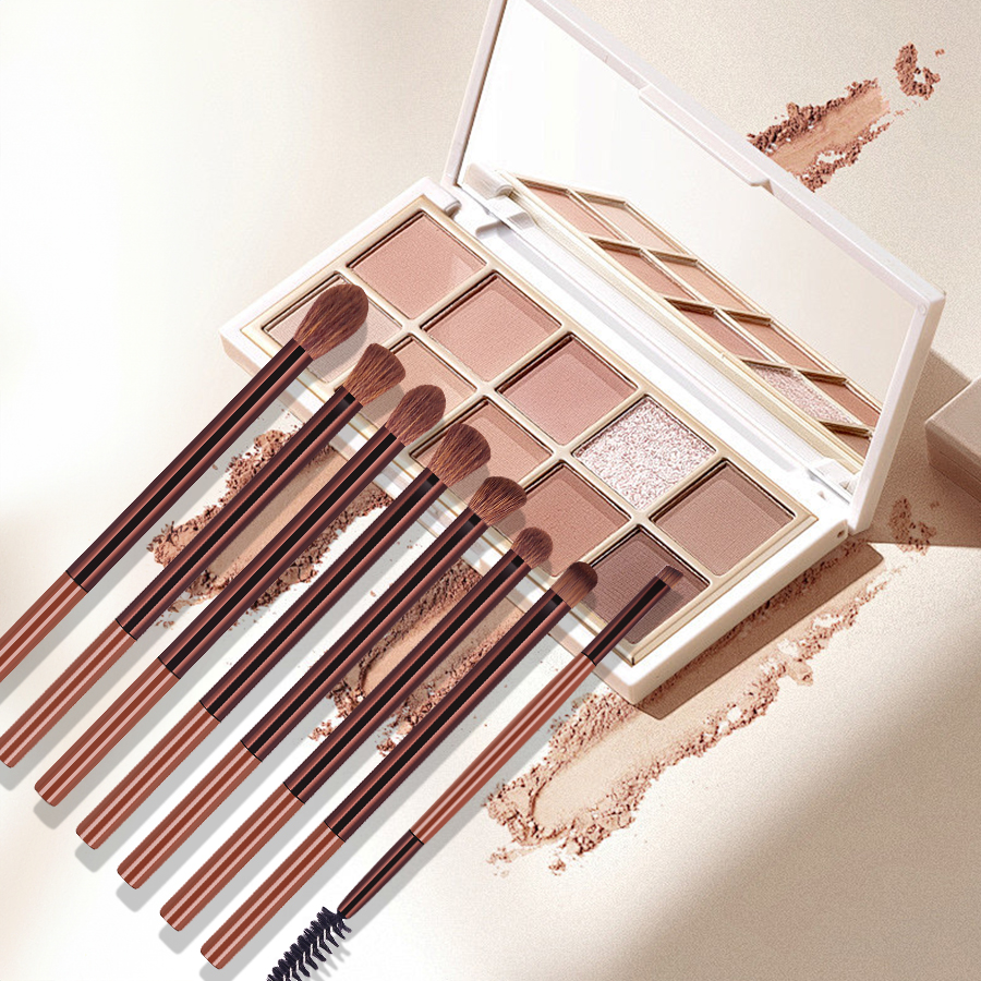 13-Piece Synthetic Hair Face Makeup Brush Set Blending Eyebrow Pencil Lip Liner Private Label Customizable Plastic Handle