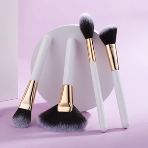 High Quality Odm/Oem Factory Makeup Brushes Set Wood Handle Eco-Friendly Foundation Brushes