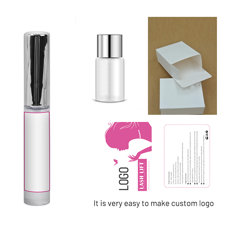 Professional Eyelash Keratin Lifting Set Private Label Oem Eye Lash Lift Kit with Balm Lotion Tools for Attractive Eyelashes