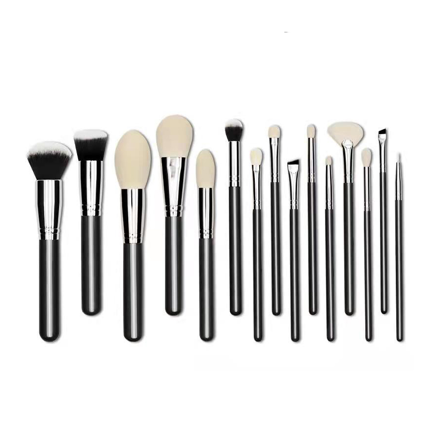 8Pcs Luxe Soft Multi Tasker Flat Head Makeup Brush Set Tool Cosmetics Professional Single Luxury With Portable Case Makeup Brush