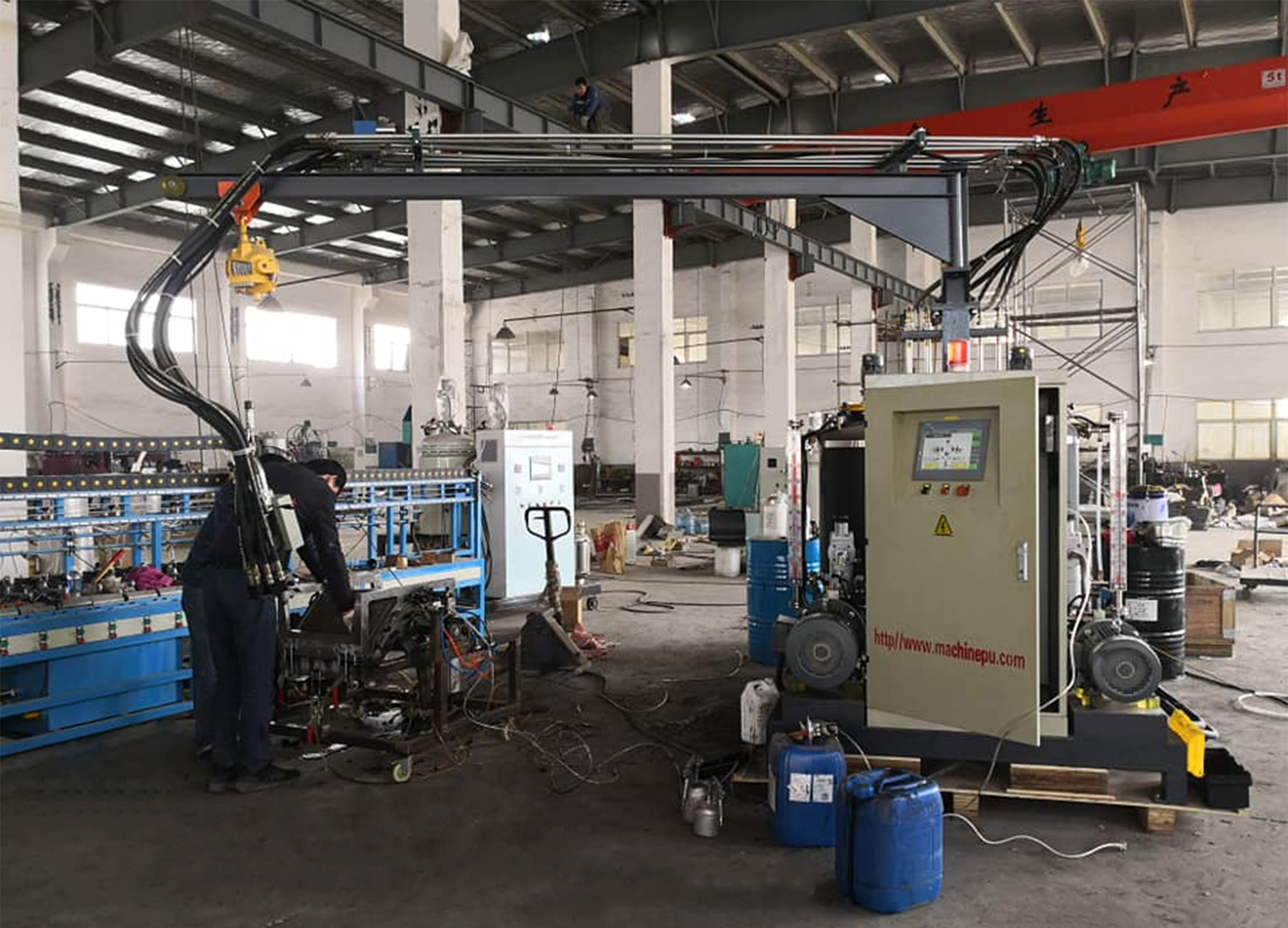 Production facility floor