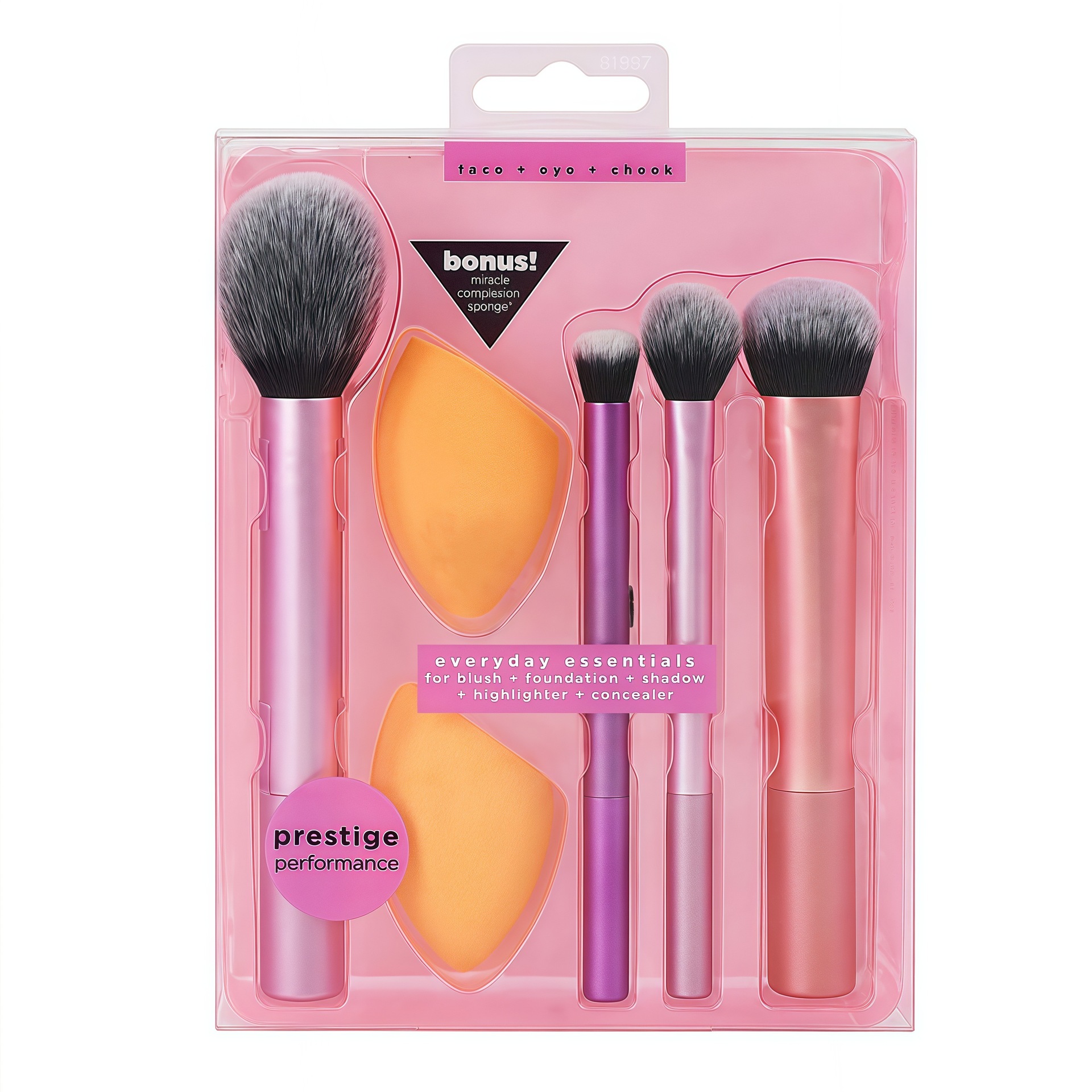 Professional New Designer Synthetic Hair Foundation Makeup Brush Set Eye Shadow Makeup Sponge Face-Worthy Wholesale Makeup Box