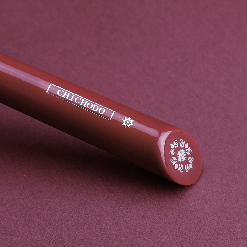 05 Angled Contouring Brush Natural Hair Copper Tube Solid Wood Baking Paint Handle Red Rose Series Luxury Makeup Brushes