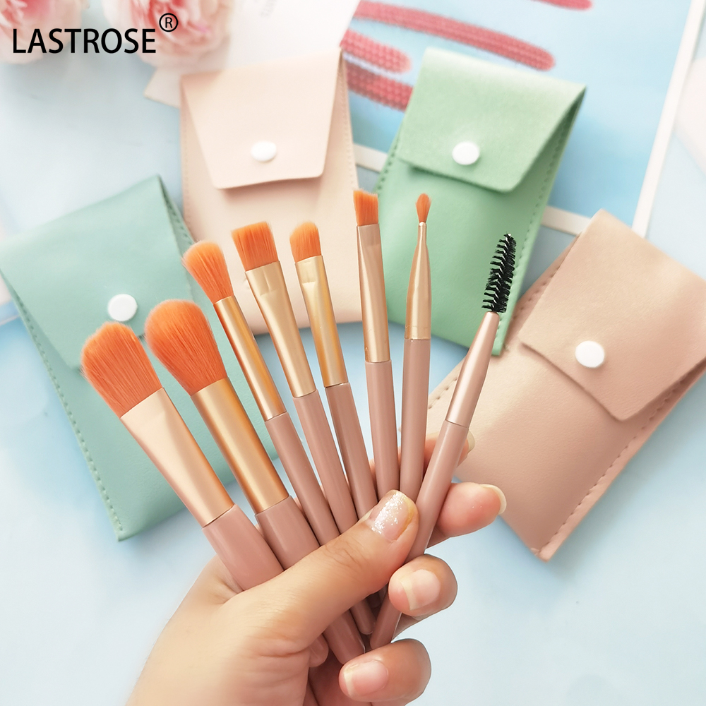 OEM/ODM 8PCS Mini Cosmetic Brush Set Private Label Face Makeup Kit with Foundation and Concealer Wholesale Price