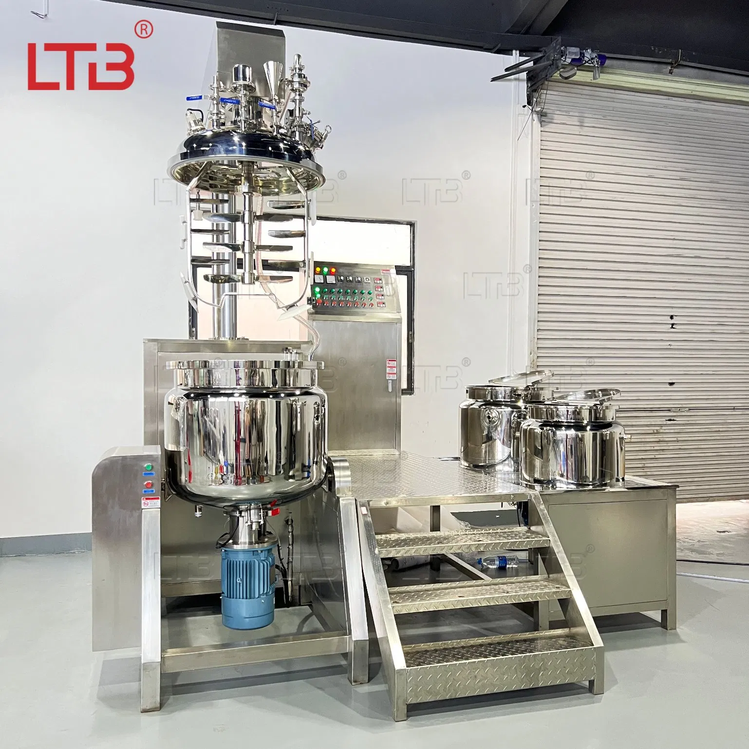 Hot Sale Vacuum Emulsifying Lubricant Oil Lotion Cream Cosmetic Toothpaste Vaseline Bending Reactor Cosmetic Ointment Manufacturing Machine