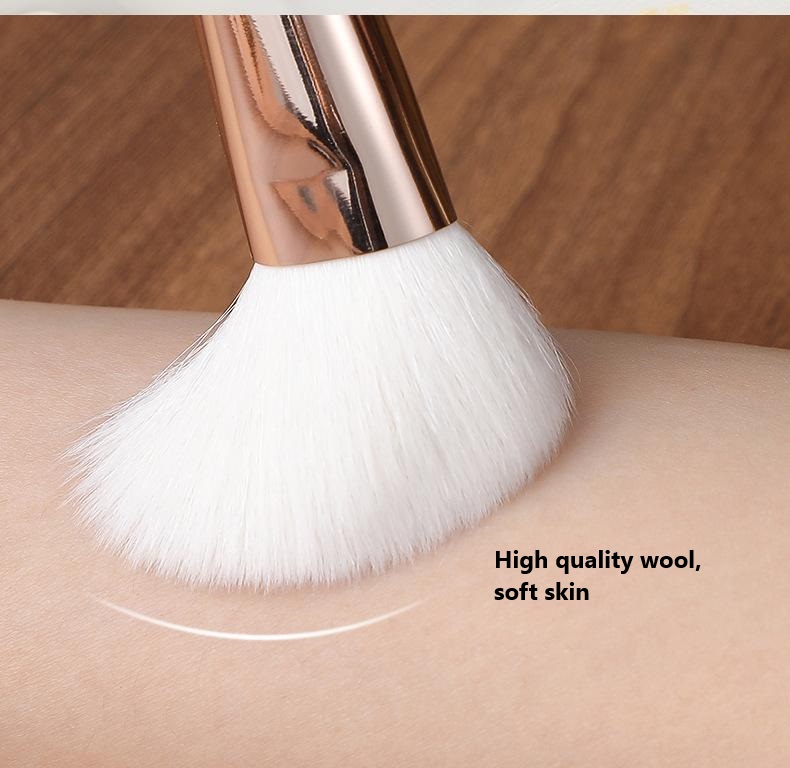 High-end High Quality 13-Piece Goat Hair Make up Set Custom Logo Natural Professional Makeup Brush Set