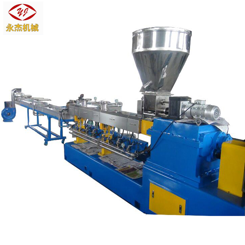 PA6 PA66 Fiberglass Nylon Twin Screw Extruder Machine With PLC &amp; Gearbox High Productivity