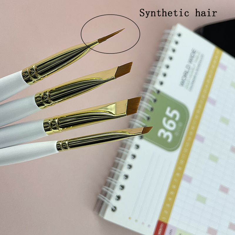 Factory OEM$ODM Eyebrow Eyelash Brush Eyebrow Mascara Brush with Opp Bag White Eyebrow Brush