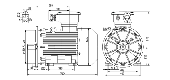 Mounting Dimension Diagram 1