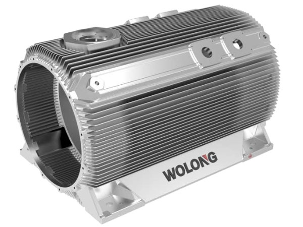 Motor frame simulation and casting