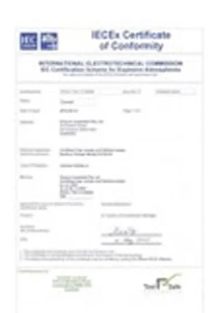 ISO Cert Document