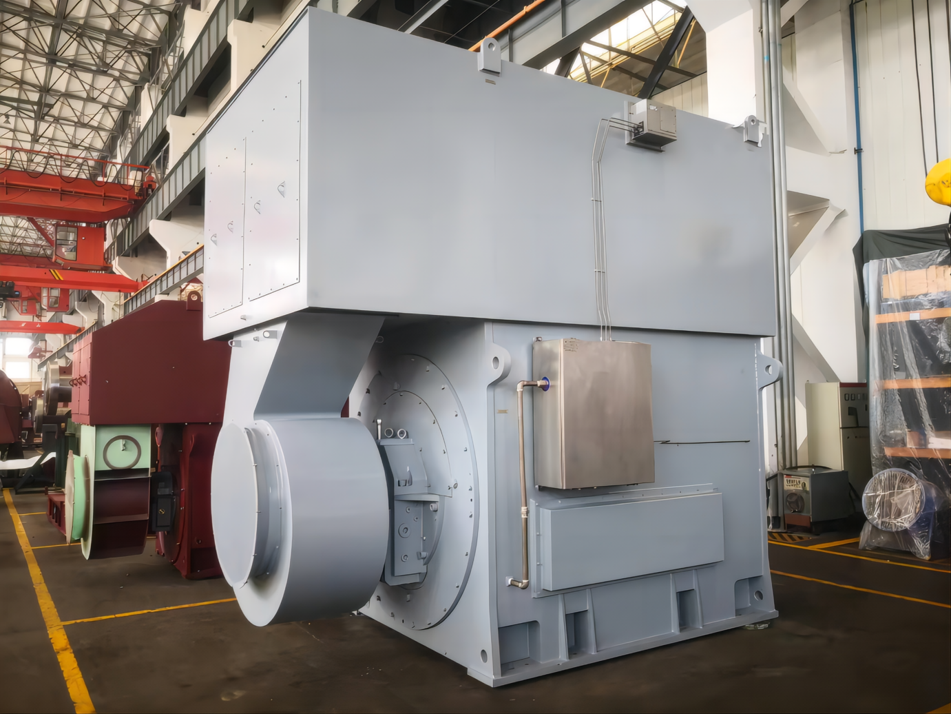 China WOLONG Nanyang ATB brand YZYKS series high voltage positive pressure shell type three-phase asynchronous motor Supplier, Exporters