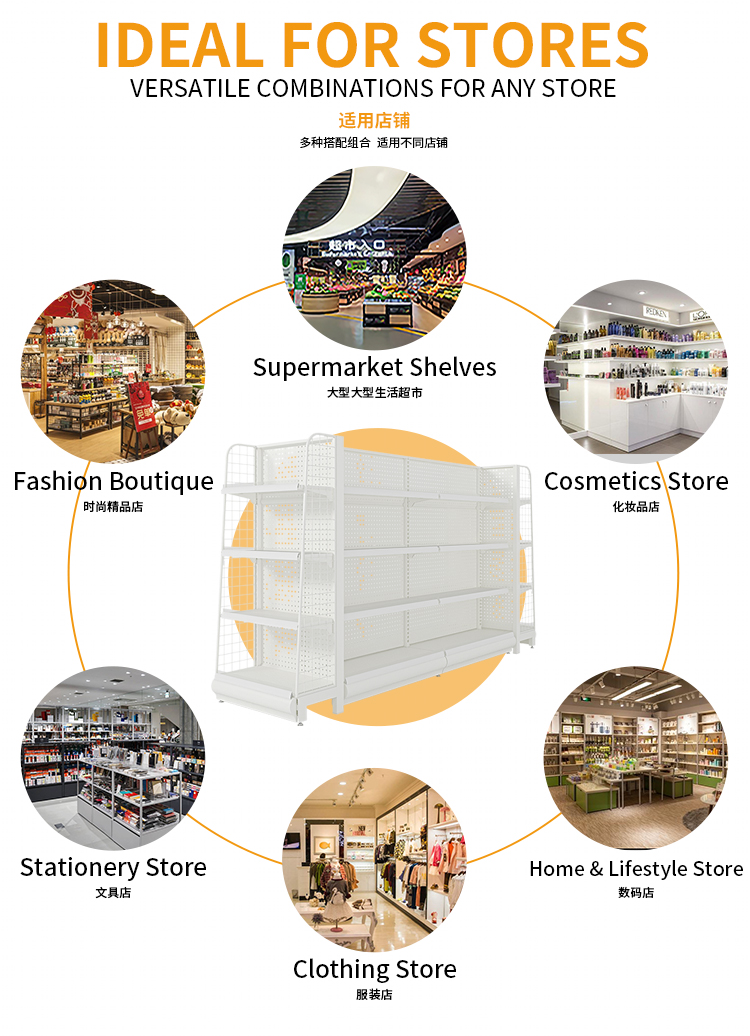 Supermarket Shelf and Storage Rack Display