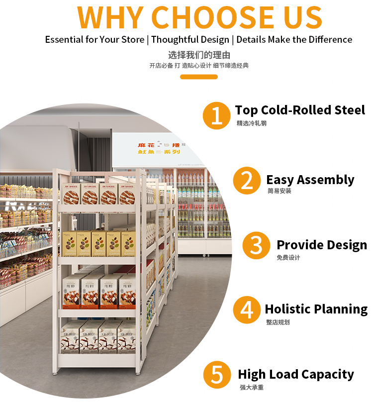 Supermarket shelf design 10