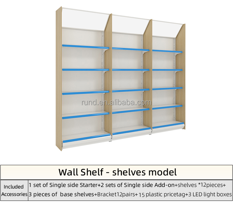 Customized Size Supermarket Shelves for Medicine Store for Organizing Your Space