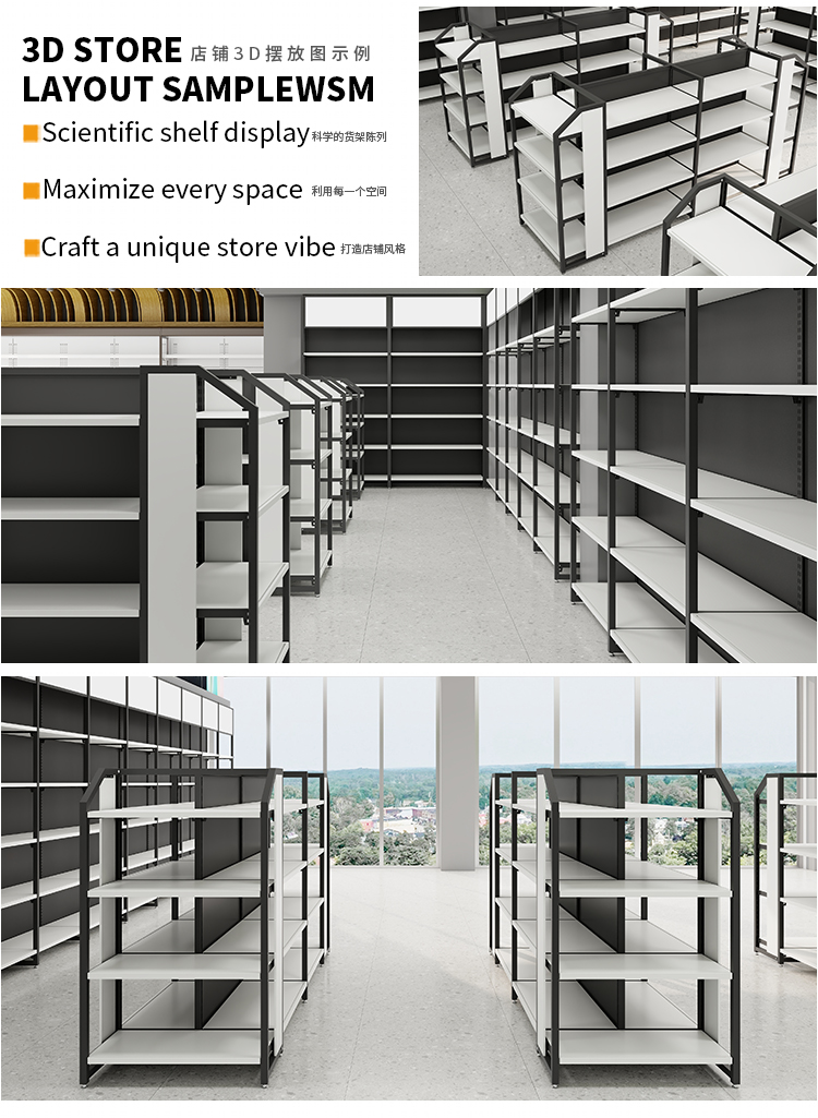 Supermarket Shelf and Storage Rack Display 13