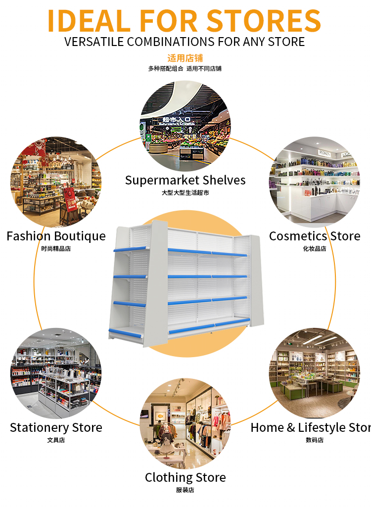 Supermarket Shelf and Display Rack Visual 11