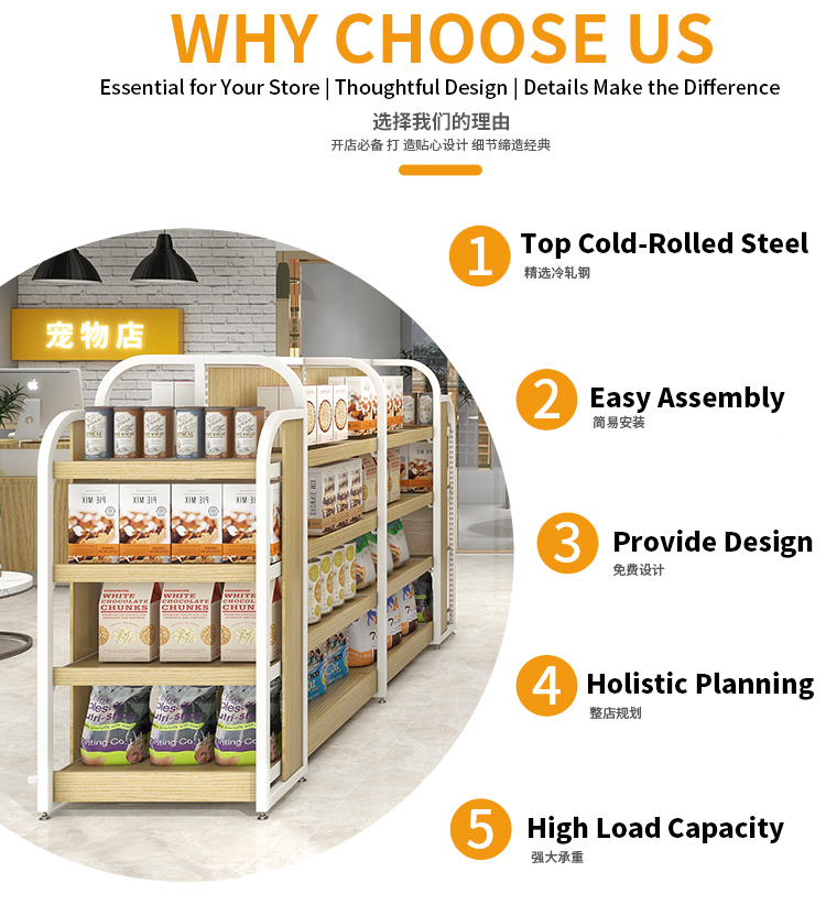 Supermarket Shelf and Display Rack