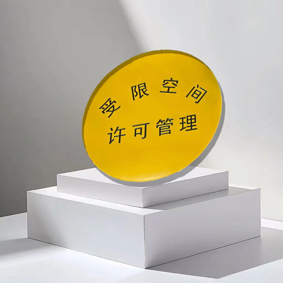 Heavy-Duty Anodized Aluminum Factory Nameplates