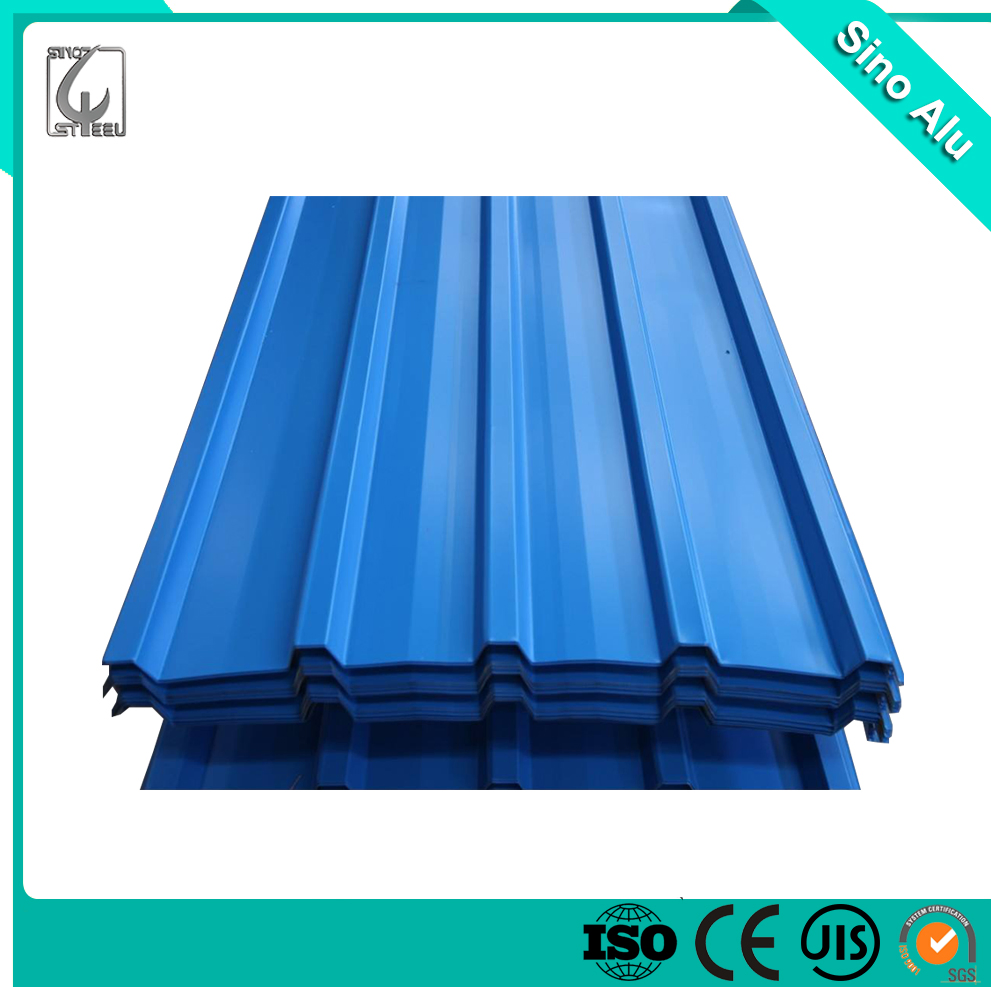 High Quality 0.7mm Aluminum Color Coated Corrugated Sheet Roofing Material