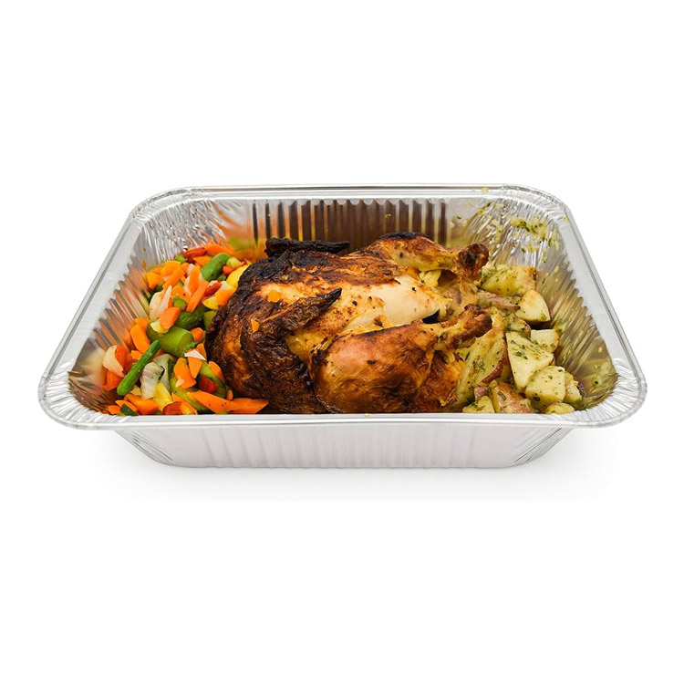 High Quality Disposable Foil Aluminium Plates for Food