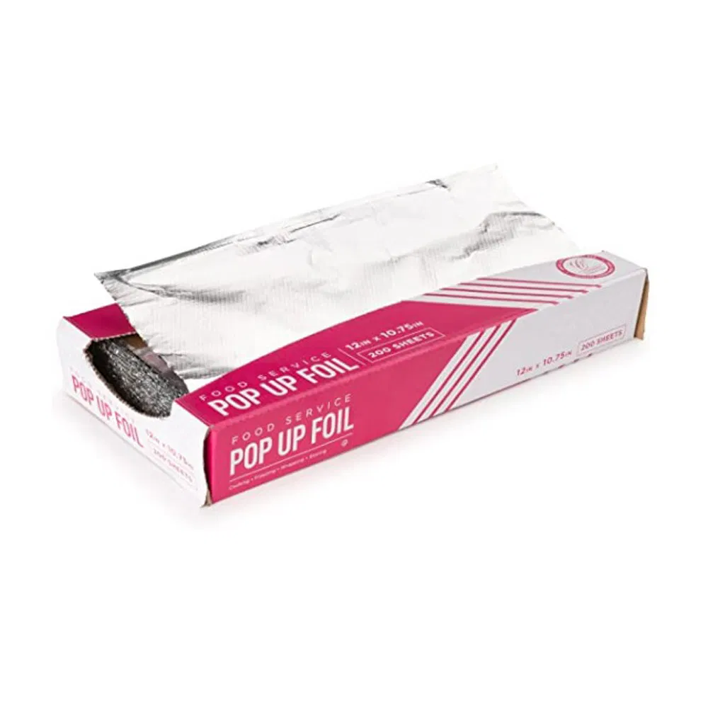 Customized Food Packaging Pop up Aluminum Foil Sheets 12 X 10.75