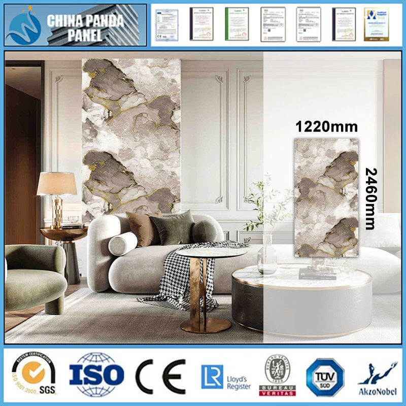 PVC Wall Covering Sheet 1220X2440mm Commercial Interior