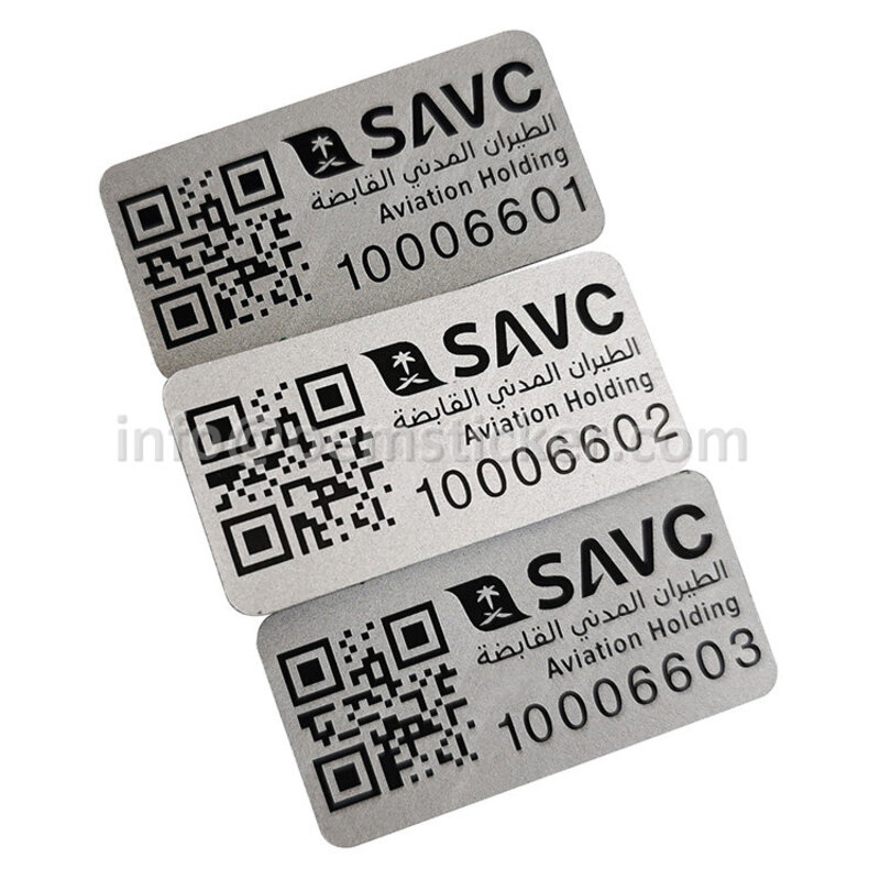 Heavy Duty Industrial Data Plates for Metal Logo Brand Name Plates