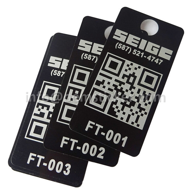 Heavy Duty Industrial Data Plates for Metal Logo Brand Name Plates