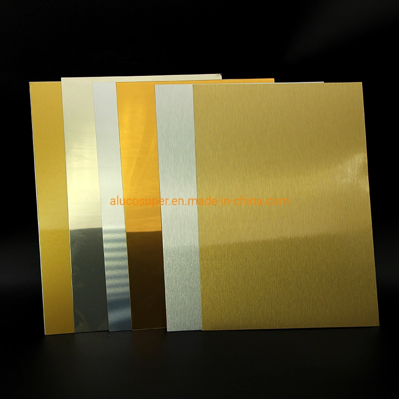High Quality Sublimation Printing Brushed Glossy Aluminum  Sheet