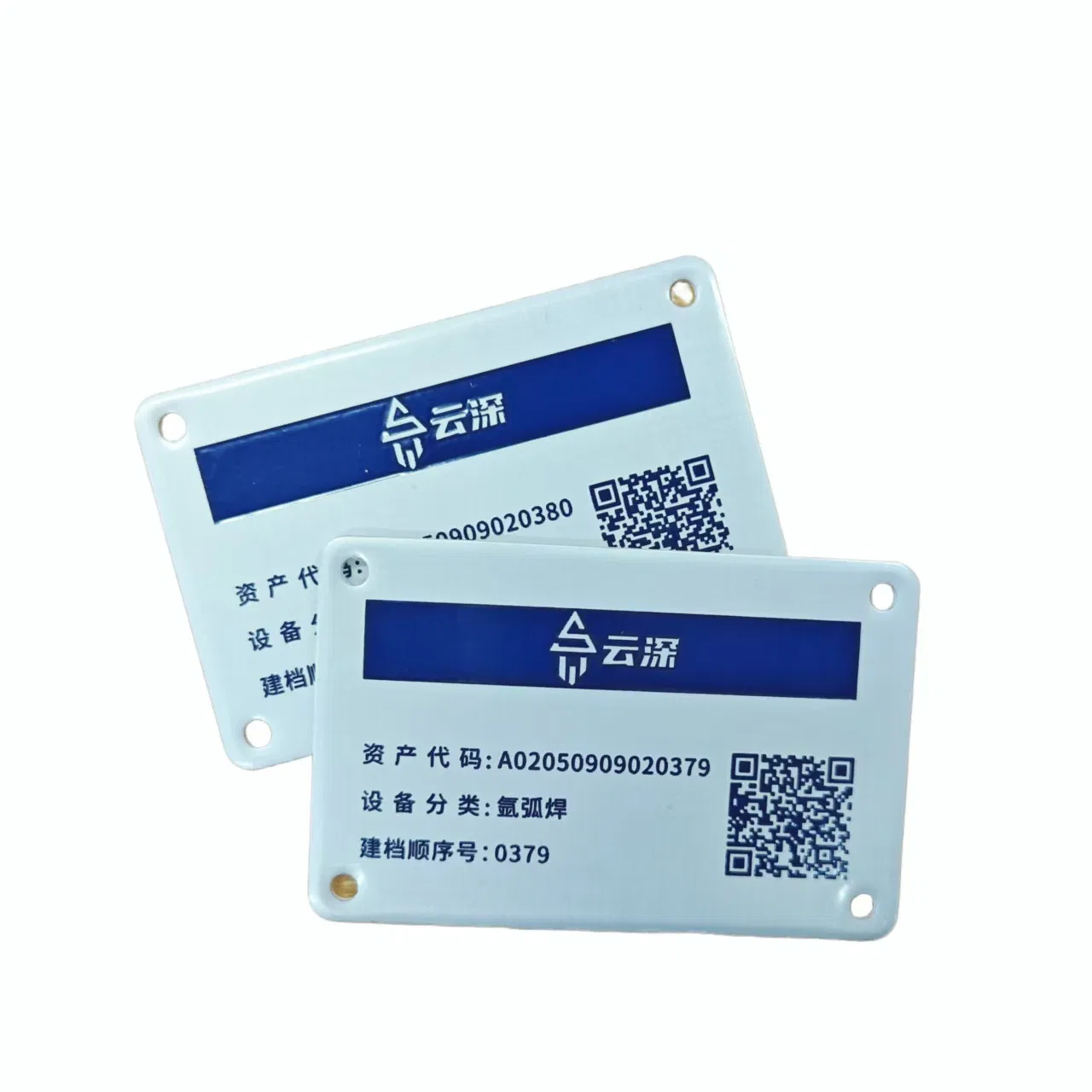 Heavy-Duty Aluminum Nameplate for Industrial Machinery