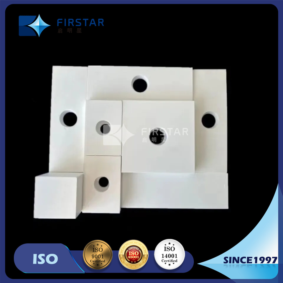 95% Al2O3 High Alumina Ceramic Wear Plates for Heavy-Duty Industrial Use