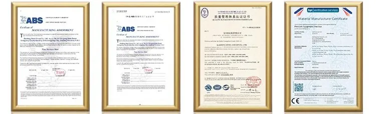 Quality Certificates