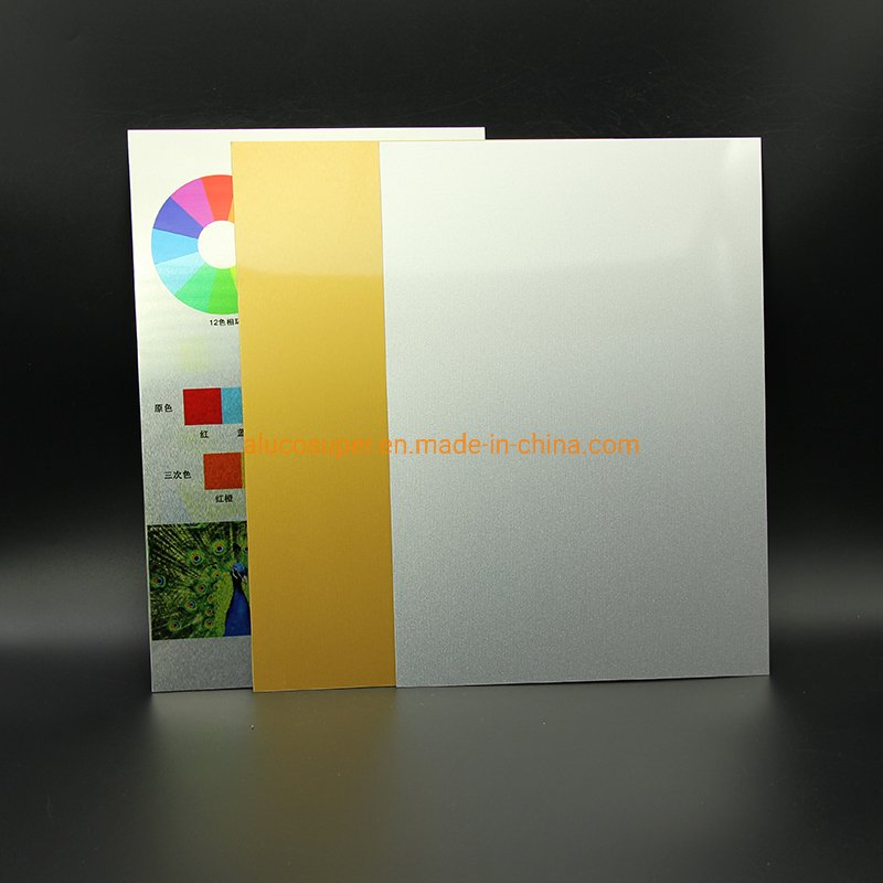 High Quality Sublimation Printing Brushed Glossy Aluminum  Sheet
