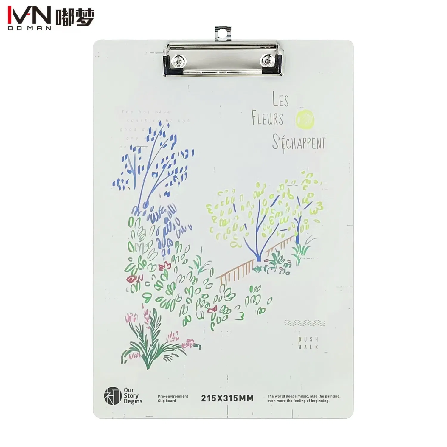 Document Writing Board Student Homework Board Plate Clamp