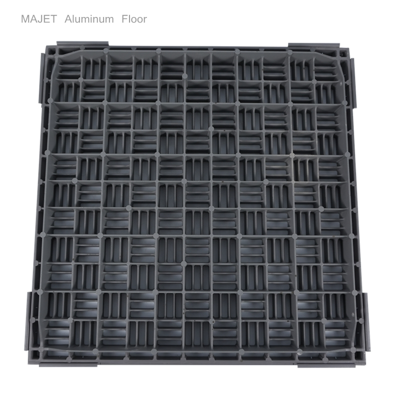 Aluminum Grating Panel Crystal White or Grey Flek Powder Coat Finishes