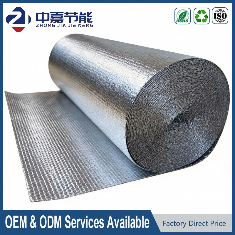 Reflective Aluminium Thermal Bubble 20 mm Thickness Aluminium Bubble Insulation Sheet / Heat Insulation Material for Roofing