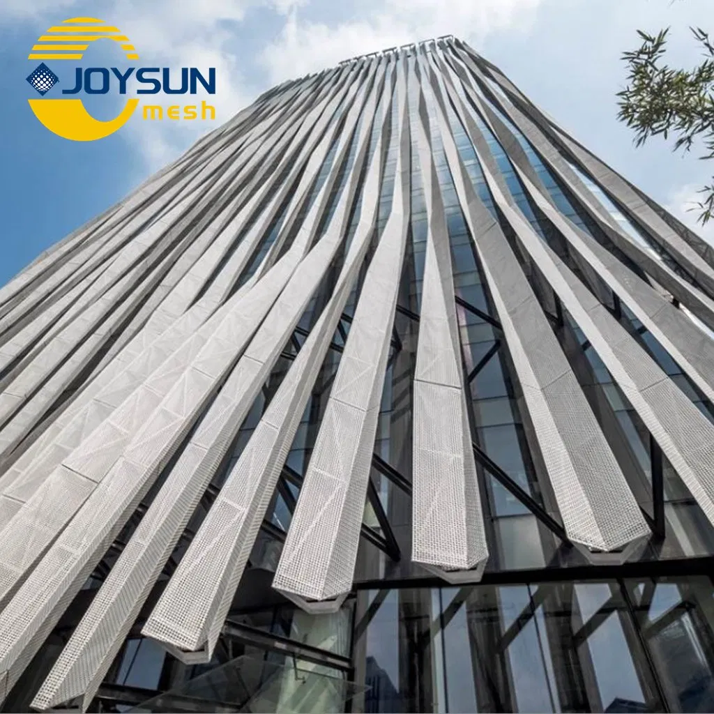 Aluminum Perforated Panel Facade 2mm Galvanized Perforated Metal Sheet for Building Decoration