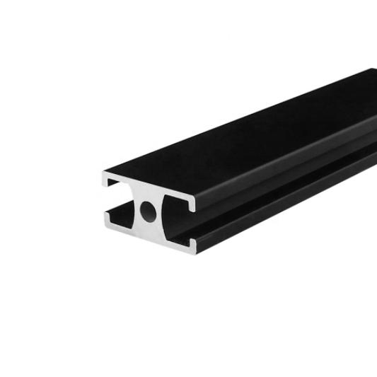 Anodized Aluminium Extrusion Profile Shopping Mall Glass Fencing Material