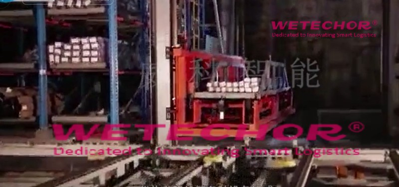 Various Aluminum Material (May be sheet, May be coil) , Automatic Storage Systems Logistic Warehouse Asrs Projects Wetechor with Non Standard Customized Stacker