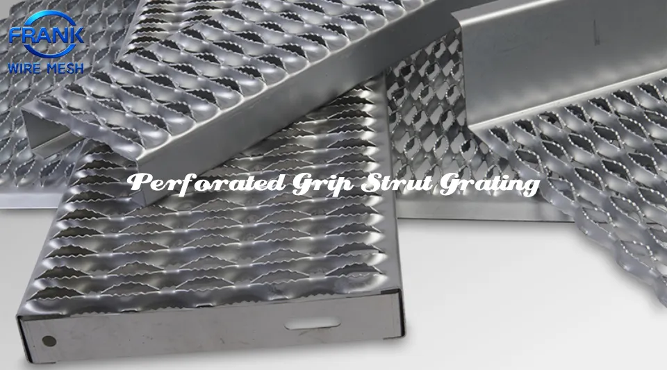 Perforated Grip Strut Grating
